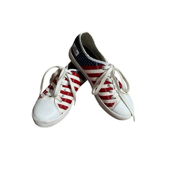 No Brand Shoes - Make America Great Red, White Blue Stars and Stripes M-6, W-8